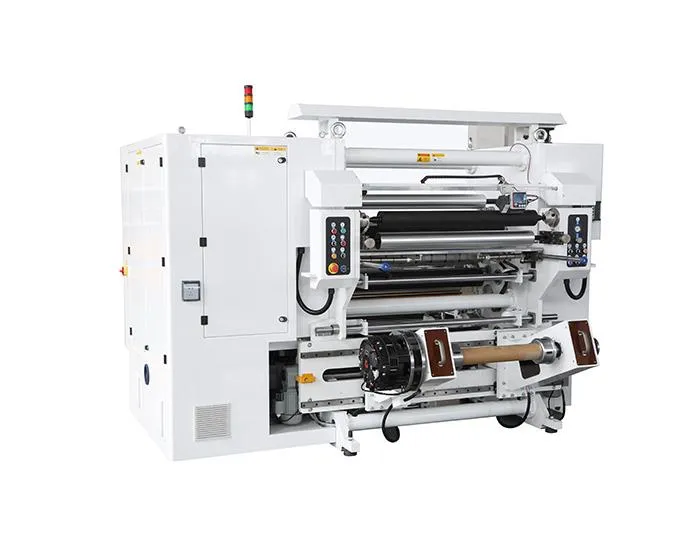 Roll Scragall Alúmanaim Ardluais Slitting agus Rewinding Machine